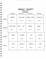 Index Map, Grant County 1996